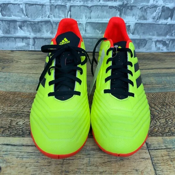 Adidas Predator Tango 18.4 DB2138 Black‎ Yellow Soccer Cleats Shoes Mens Size 10