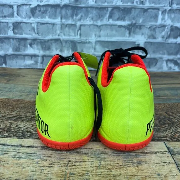 Adidas Predator Tango 18.4 DB2138 Black‎ Yellow Soccer Cleats Shoes Mens Size 10