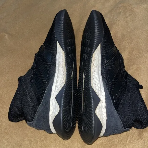 Adidas Predator Tango Boost 18.1 TR Black Knit Shoes Mens Size 9.5 Gym Shoe Run