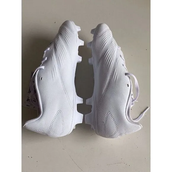 Adidas Predator Club FxG Soccer Cleats White Gold  Cleat IF6342 Men’s Sz 8.5
