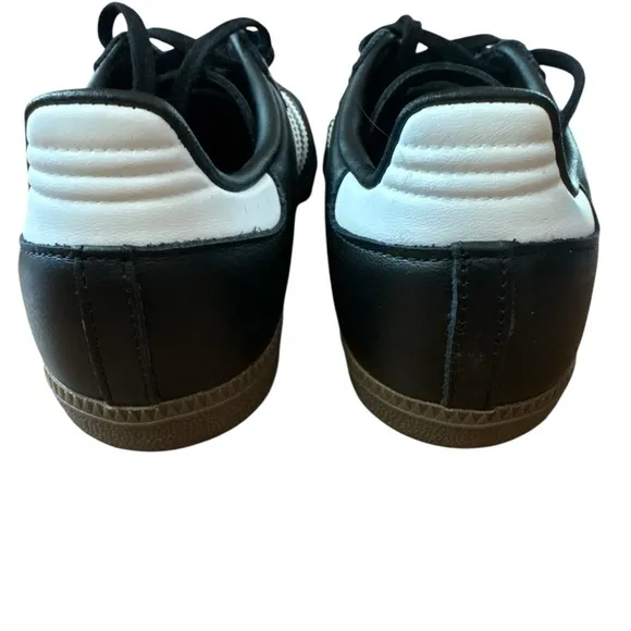 Adidas Samba Og J Boys Shoes Size 5 Color Black/White/Gum Soccer Futbol