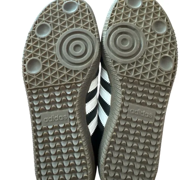 Adidas Samba Og J Boys Shoes Size 5 Color Black/White/Gum Soccer Futbol