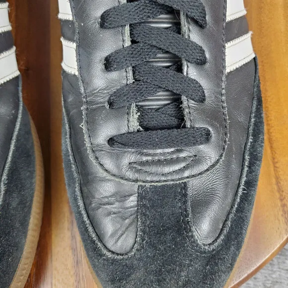 Adidas Samba Shoes Men's 13 Black Gum Leather Soccer Athletic Sneakers