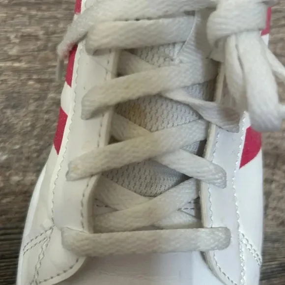 adidas Shoes Grand Court K Sneaker White/Real Pink White Size 5