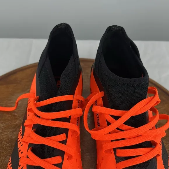Adidas Shoes Mens 10.5 Predator Accuracy 3 Neon Orange Lace Up Soccer Cleats