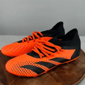 Adidas Shoes Mens 10.5 Predator Accuracy 3 Neon Orange Lace Up Soccer Cleats