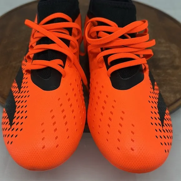 Adidas Shoes Mens 10.5 Predator Accuracy 3 Neon Orange Lace Up Soccer Cleats