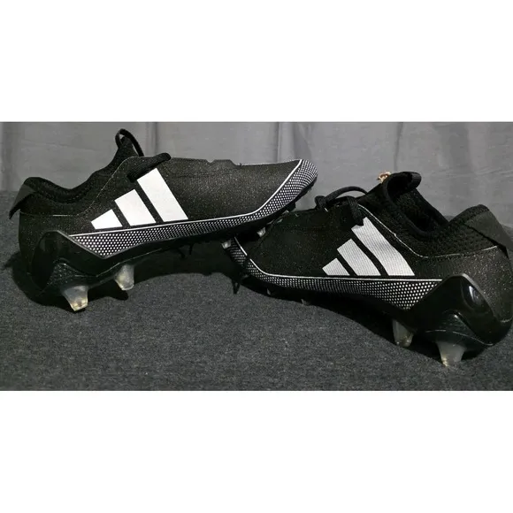 Adidas Shoes Mens US 9 Adizero Electric.1 IF2426 Black/White Football Cleats NEW