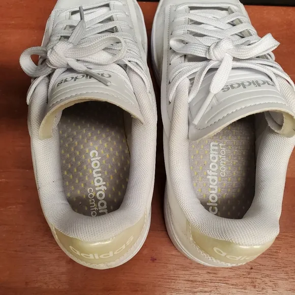 Adidas Size 6 Grand Court Alpha White Tennis Shoes GY7056