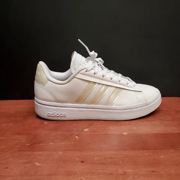 Adidas Size 6 Grand Court Alpha White Tennis Shoes GY7056