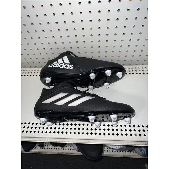 Adidas SM Freak Mid Mens Detachable Football Cleats Size 10 Black White FX2115