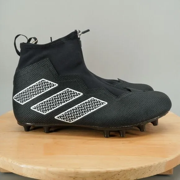 Adidas SM Nasty Fly 4E Men's Size 15 Football Lineman Cleats Black White NEW