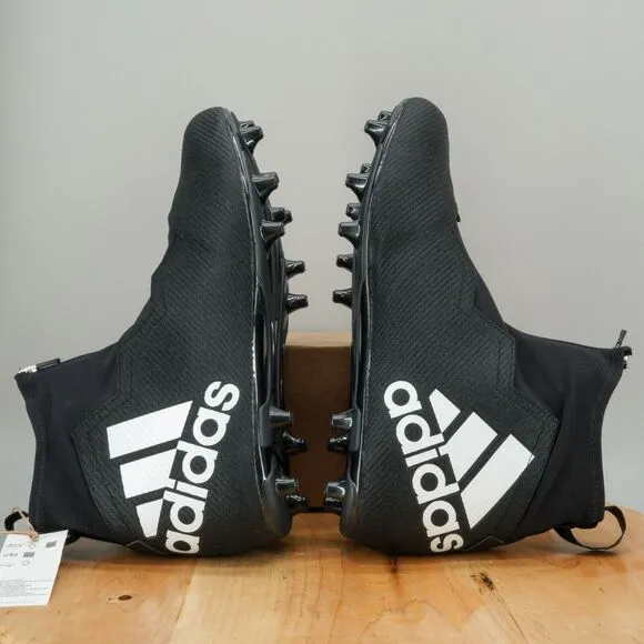 Adidas SM Nasty Fly 4E Men's Size 15 Football Lineman Cleats Black White NEW