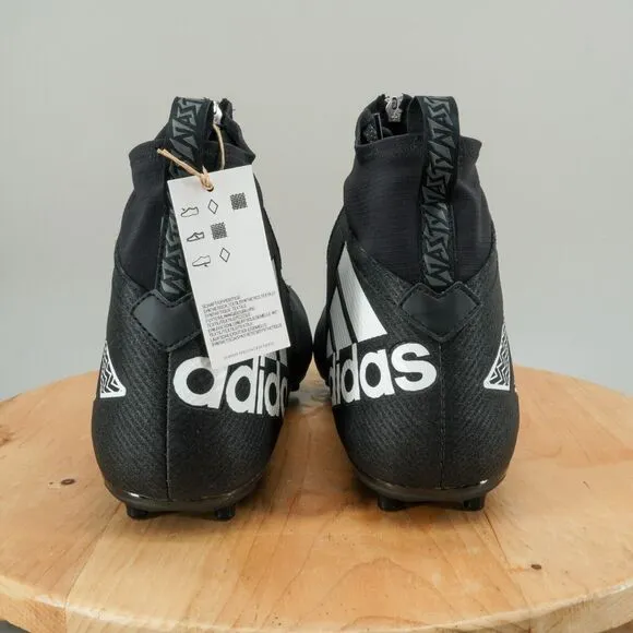 Adidas SM Nasty Fly 4E Men's Size 15 Football Lineman Cleats Black White NEW