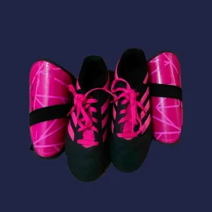 Adidas Soccer Cleats and Soccer Shin Guards