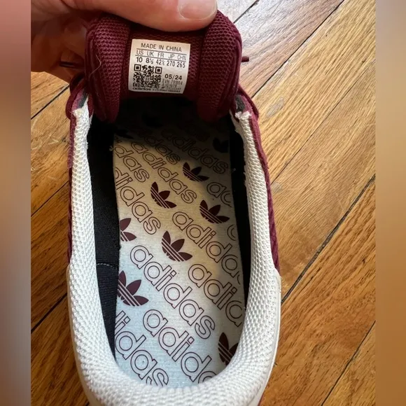 Adidas Spezial Handball Maroon Sneakers, Size 10
