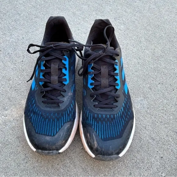 ADIDAS Terrex Agravic Flow 2 Black Blue Rush Turbo size 11 💙