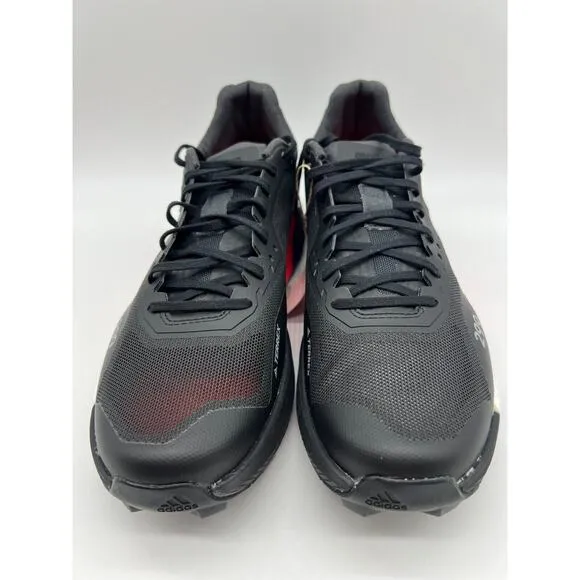 Adidas Terrex Agravic Ultra Trail Mens Black Red Running Shoes FY7628 Size 7🛒