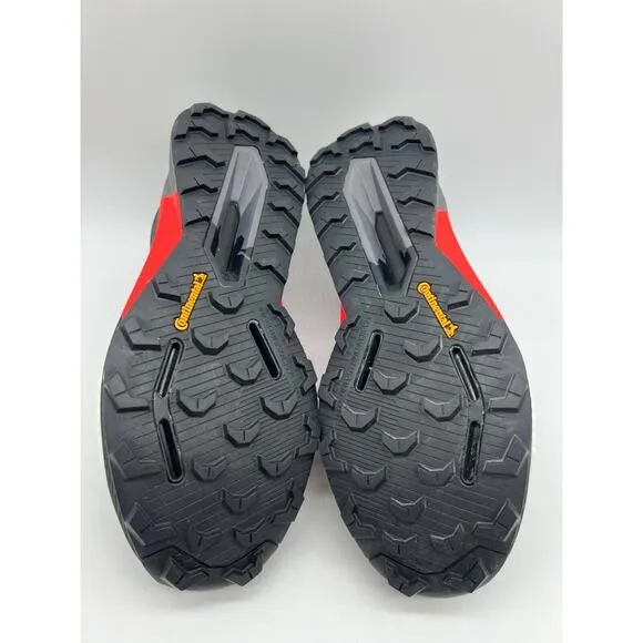 Adidas Terrex Agravic Ultra Trail Mens Black Red Running Shoes FY7628 Size 7🛒