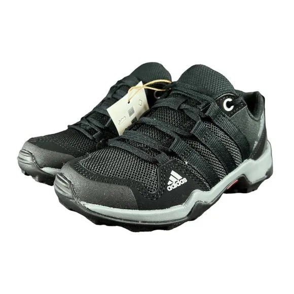 Adidas Terrex AX2R Black Vista Grey Trail Shoes BB1935 Youth Boy's Size 10.5 K