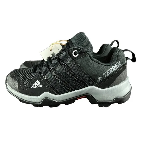 Adidas Terrex AX2R Black Vista Grey Trail Shoes BB1935 Youth Boy's Size 10.5 K