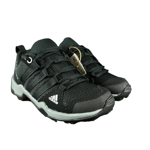 Adidas Terrex AX2R Black Vista Grey Trail Shoes BB1935 Youth Boy's Size 10.5 K
