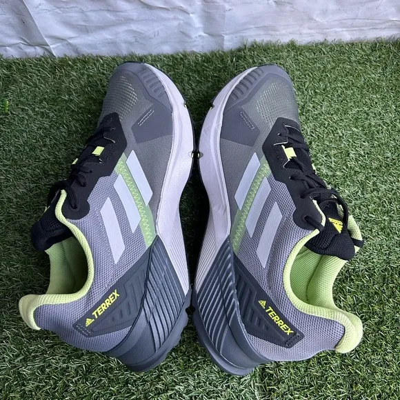 ADIDAS TERREX SOULSTRIDE TRAILRUNNING SHOES Gray Four / Gray Two / Pulse Lime
