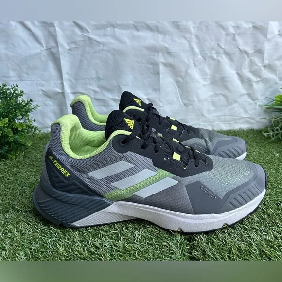 ADIDAS TERREX SOULSTRIDE TRAILRUNNING SHOES Gray Four / Gray Two / Pulse Lime