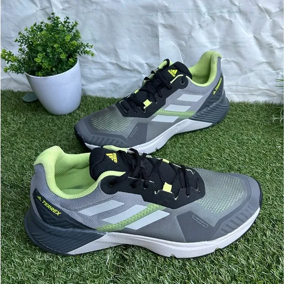 ADIDAS TERREX SOULSTRIDE TRAILRUNNING SHOES Gray Four / Gray Two / Pulse Lime