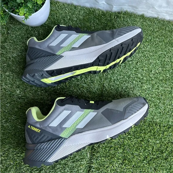 ADIDAS TERREX SOULSTRIDE TRAILRUNNING SHOES Gray Four / Gray Two / Pulse Lime