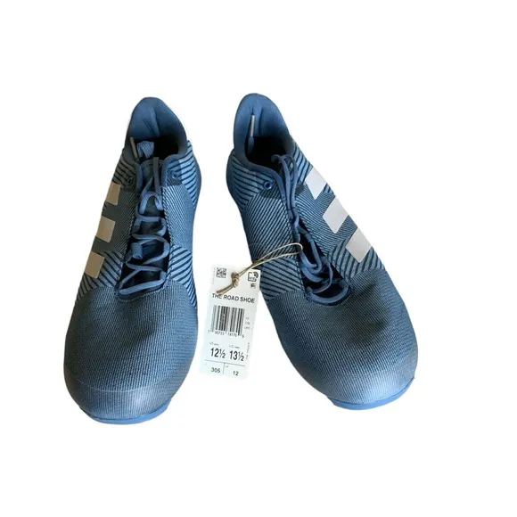 Adidas The Road Cycling Shoes Altered Blue Size US Men 12.5 US Women 13.5 NEW