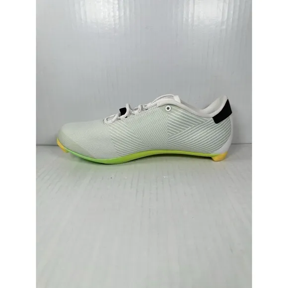 ADIDAS The Road Solar Cycling Shoes White Green GX1661 (Men 9 Women US 10) NEW