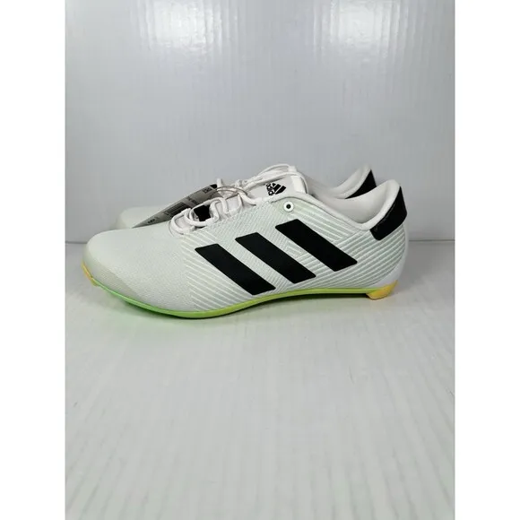 ADIDAS The Road Solar Cycling Shoes White Green GX1661 (Men 9 Women US 10) NEW