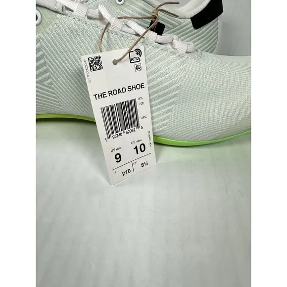 ADIDAS The Road Solar Cycling Shoes White Green GX1661 (Men 9 Women US 10) NEW