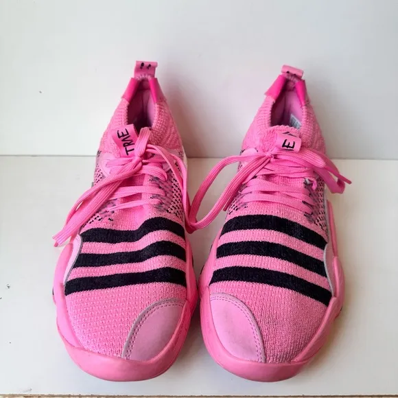 Adidas Trae Young 2 Basketball Shoes UnisexTrap House IE1667 Size 8 Pink Black