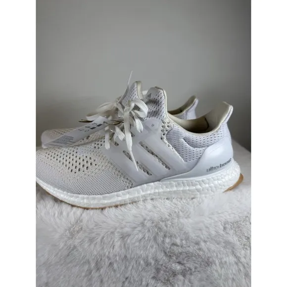 Adidas Ultra Boost 1.0 Women's Running Shoes Size 8.5 White Silver ID9689
