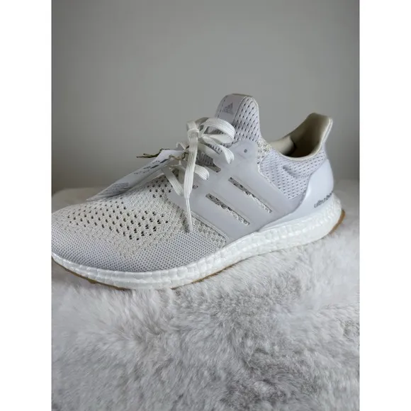 Adidas Ultra Boost 1.0 Women's Running Shoes Size 8.5 White Silver ID9689
