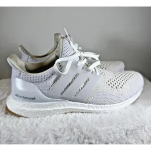 Adidas Ultra Boost 1.0 Women's Running Shoes Size 8.5 White Silver ID9689