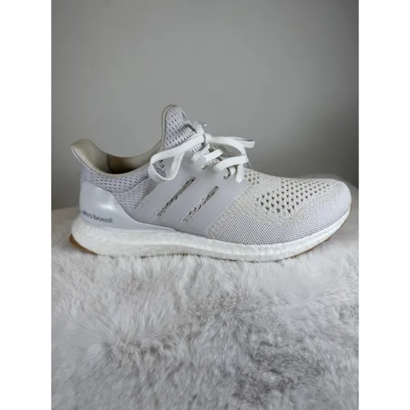 Adidas Ultra Boost 1.0 Women's Running Shoes Size 8.5 White Silver ID9689