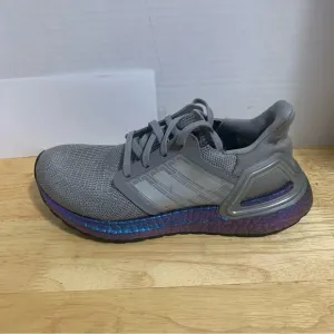 Adidas Ultra Boost 20 J Shoes Dove Grey Boost Blue Violet EG4810‎ NASA Size 5