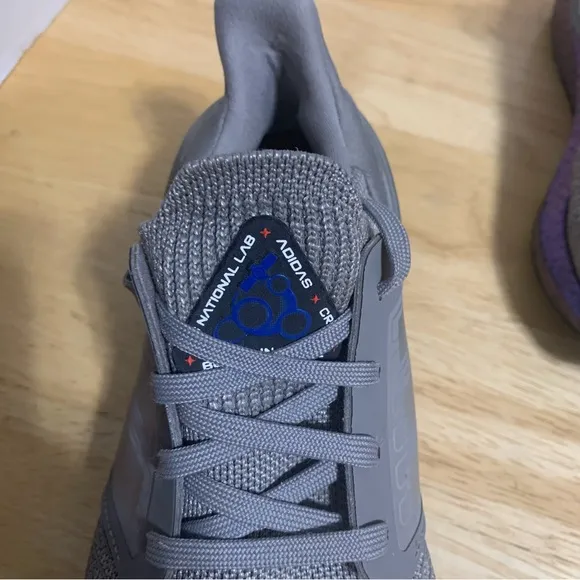 Adidas Ultra Boost 20 J Shoes Dove Grey Boost Blue Violet EG4810‎ NASA Size 5