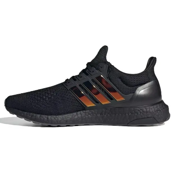 Adidas Ultraboost 1.0 Mirror Pack Black Road Running Shoes Men Size 8 JH6583