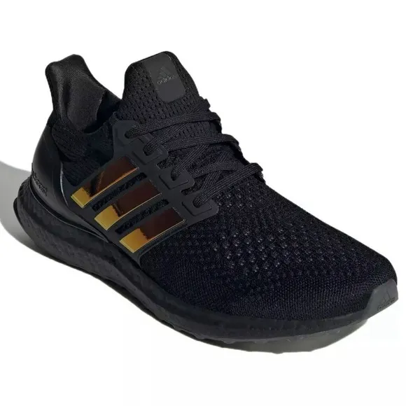 Adidas Ultraboost 1.0 Mirror Pack Black Road Running Shoes Men Size 8 JH6583