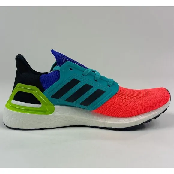 Adidas UltraBoost 20 What The Solar Red Mens 8.5 Multicolor Running Shoes GV7164