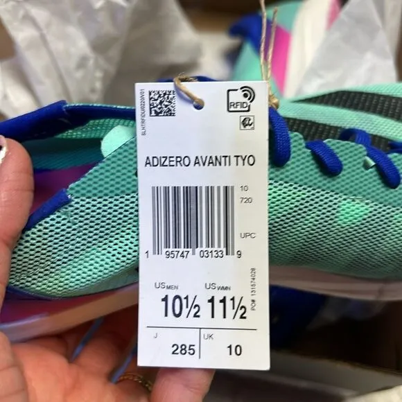 ADIDAS - Unisex Adizero Avanti (Pulse Mint/Core Black/Lucid Blue)