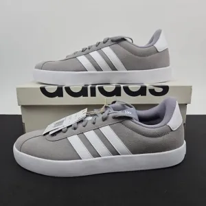 Adidas VL Court 3.0 Skateboarding Shoes Sneakers ID6276 Grey/White Men's Sz 10.5