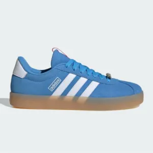 Adidas VL Court Baby Blue White Strip Tan Sole Sneakers Shoes Bright Spring 8