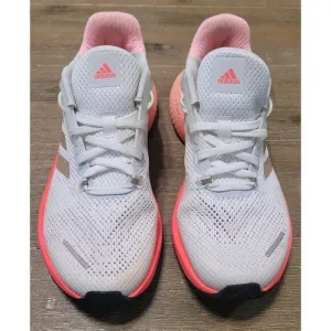 Adidas Womens Alphatorsion  Marathon Running Shoes Sneakers EG5077 White Sz 6
