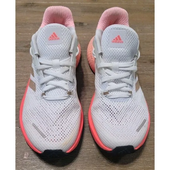 Adidas Womens Alphatorsion  Marathon Running Shoes Sneakers EG5077 White Sz 6