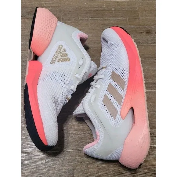 Adidas Womens Alphatorsion  Marathon Running Shoes Sneakers EG5077 White Sz 6